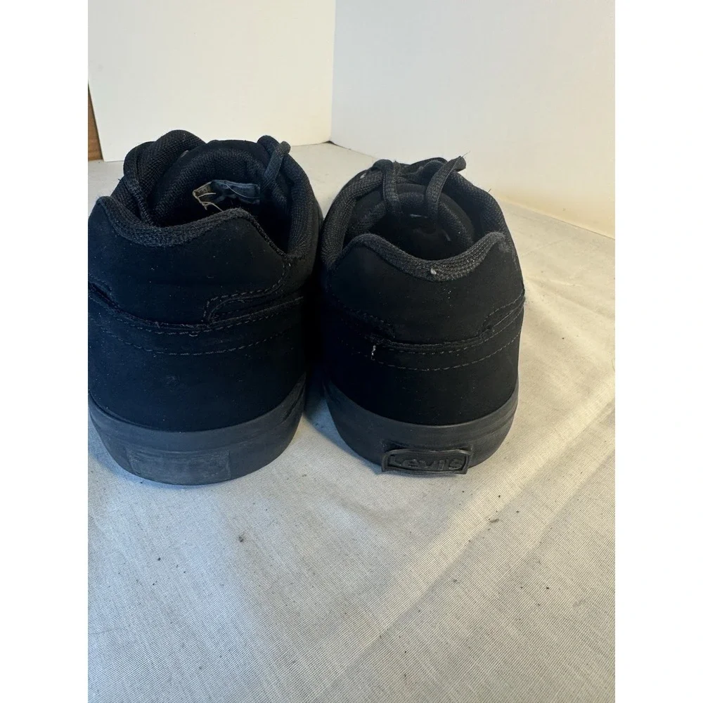 Levi's All Black Low Top Shoes Men's Size 10